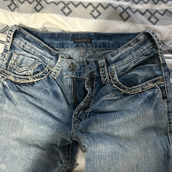 Silver Jeans Gordie loose fit Straight leg. Size: 30 Waist 32 Length - Picture 2 of 5